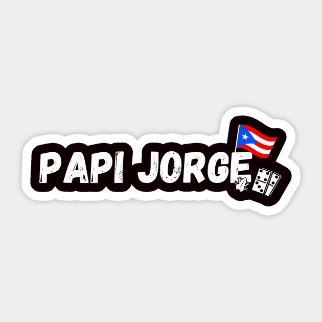 Papi Jorge Otero Sticker by arteboricua